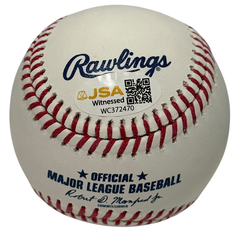 Edgardo Alfonzo Signed Autographed ROMLB Baseball w/ 4 Insc JSA Witness COA
