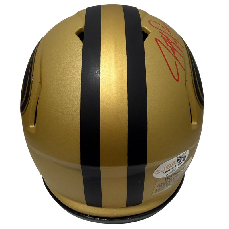 Jeff Garcia Signed San Francisco 49ers Rave Mini Helmet JSA Witness COA