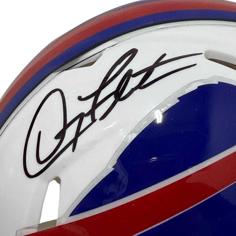Doug Flutie Signed Autographed Buffalo Bills Speed Mini Helmet JSA Witness COA