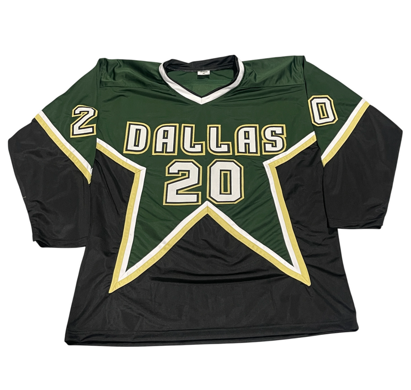 Ed Belfour Signed Dallas Stars Custom Jersey w/ 99 Cup Beckett Witness BAS COA