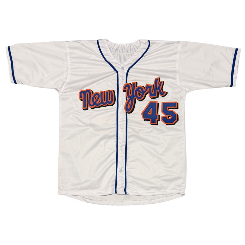 John Franco Signed New York Mets Custom Jersey w/ 3 Insc JSA Witness COA