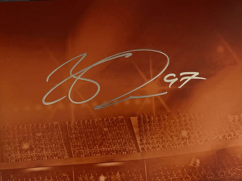 Connor McDavid Signed 16x24 Photo "New Look" Upper Deck UDA COA Oilers