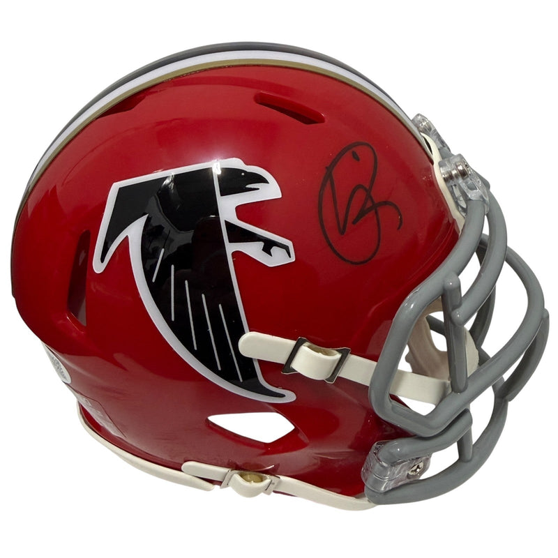 Andre Rison Signed Atlanta Falcons TB 66-69 Mini Helmet JSA Witness COA
