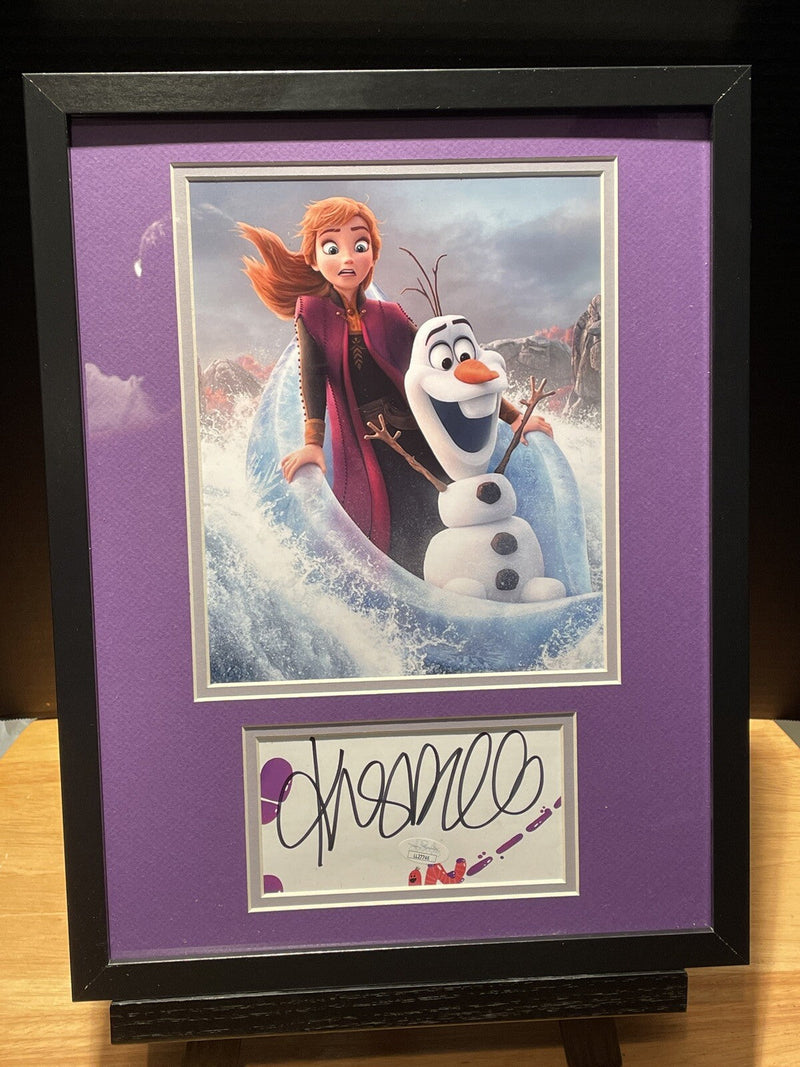 Kristen Bell Signed Autographed 12x16 Framed Photo & Cut JSA COA Frozen B