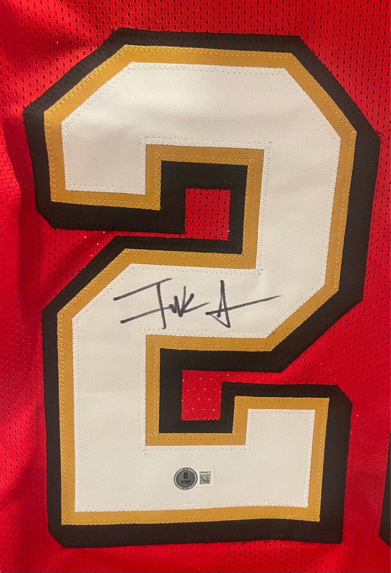 Frank Gore Signed San Francisco 49ers Custom Jersey Beckett Witness BAS COA