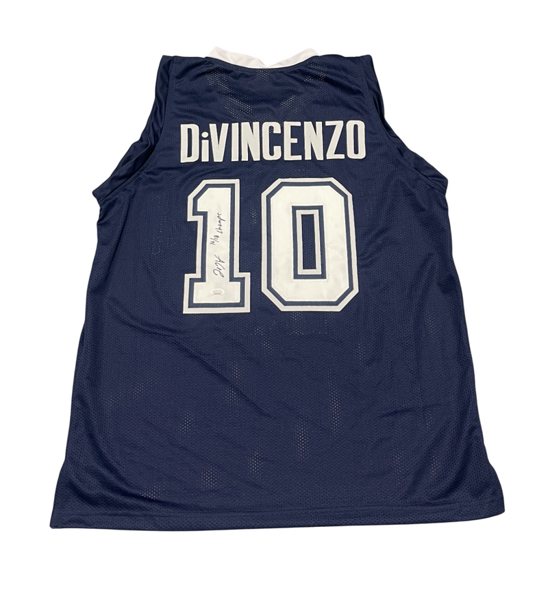 Donte DiVincenzo Signed Villanova Custom Jersey w/ 16 & 18 Champs JSA COA
