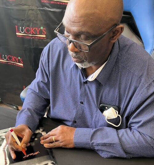 Mookie Wilson Signed Autographed New York Mets 8x10 Photo PSA ITP COA #5