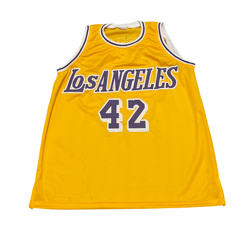 James Worthy Signed Los Angeles Lakers Custom Jersey Beckett Wit BAS COA