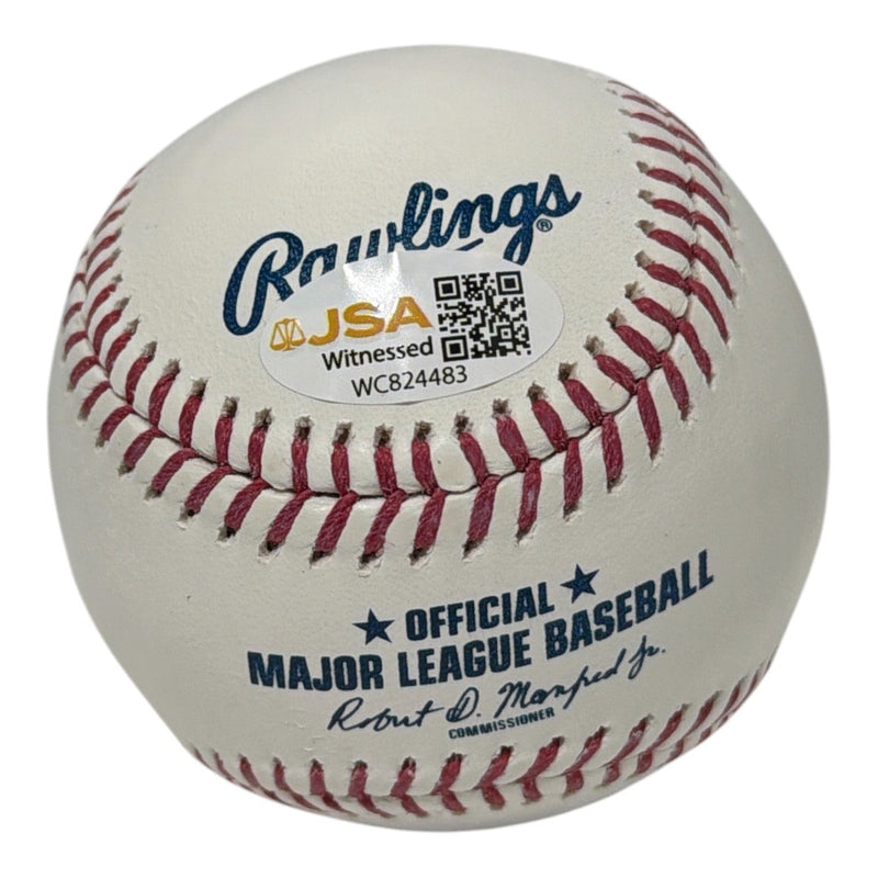 Dennis Martinez Signed Autographed ROMLB Baseball w/ EL Presidente JSA Wit COA