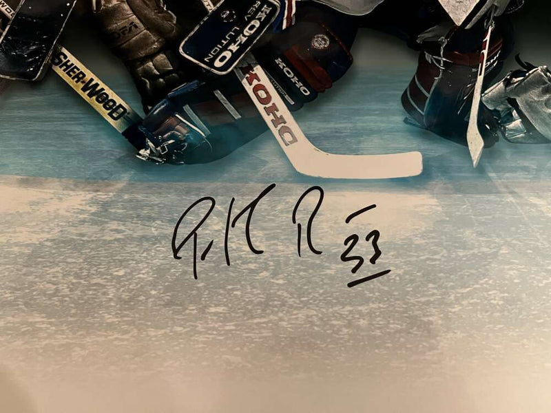Patrick Roy Signed Auto 36x15 Photo "Art of the Save" 53/100 Upper Deck UDA COA
