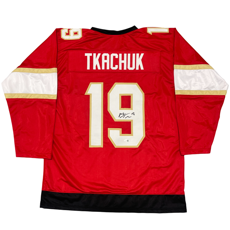 Matthew Tkachuk Signed Autographed Florida Panthers Custom Jersey JSA COA