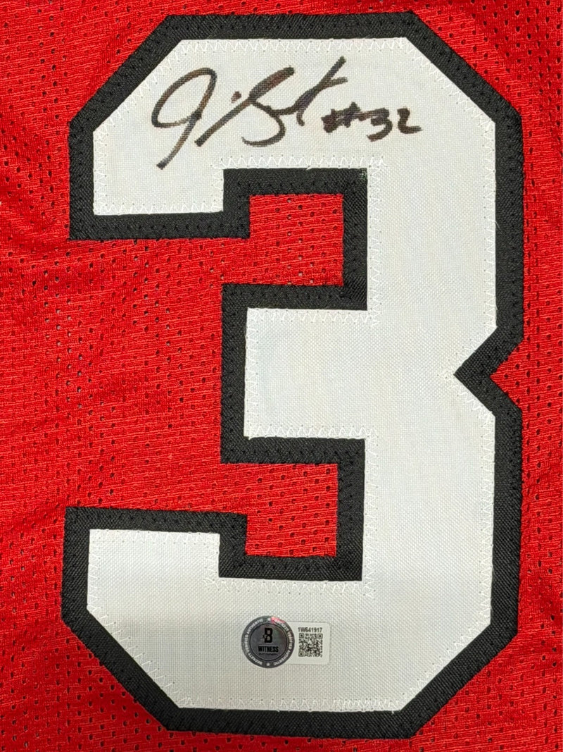 Joe Smith Signed Maryland Terrapins Custom Jersey Beckett Witness BAS COA