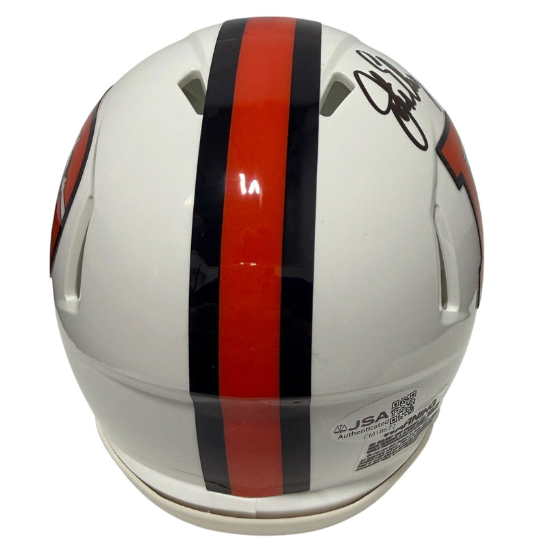 John Elway Signed Autographed Denver Broncos TB Alt White Mini Helmet JSA COA