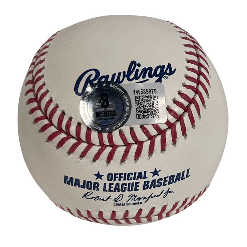 Jeff Reardon Signed Autographed ROMLB Baseball w/ 3 Insc Beckett BAS Witness COA