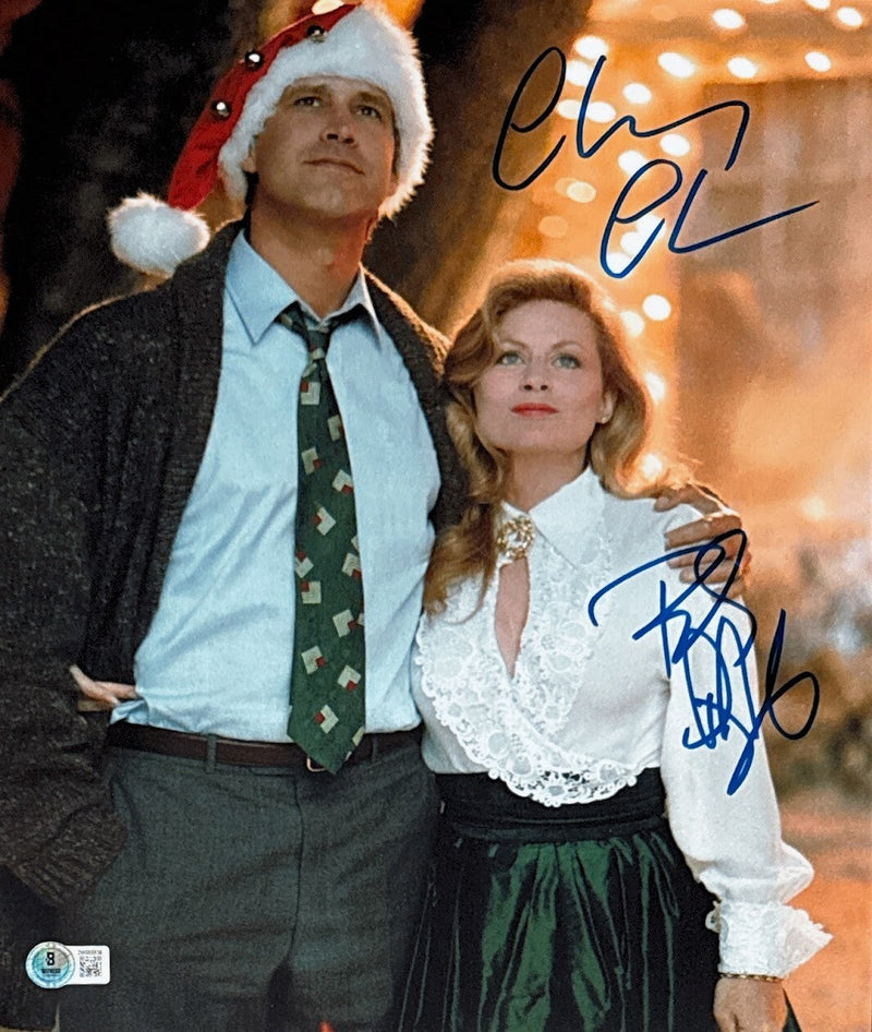 Chevy Chase & Beverly D'Angelo Dual Signed 11x14 Photo Beckett Witness BAS COA