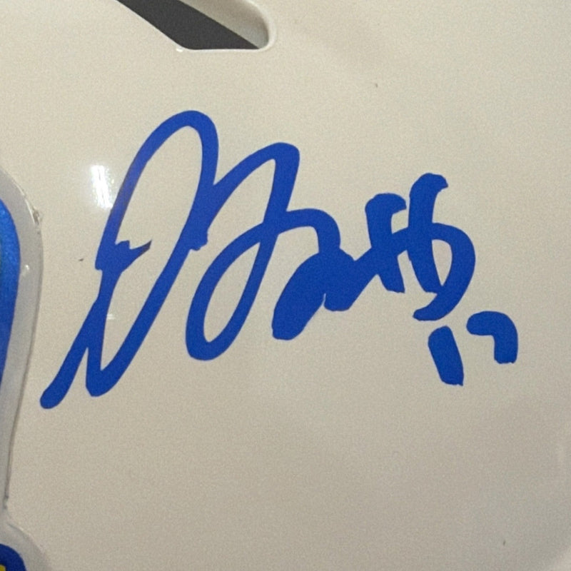 Davante Adams Signed Los Angles Rams Retro Mini Helmet Beckett Witness BAS COA