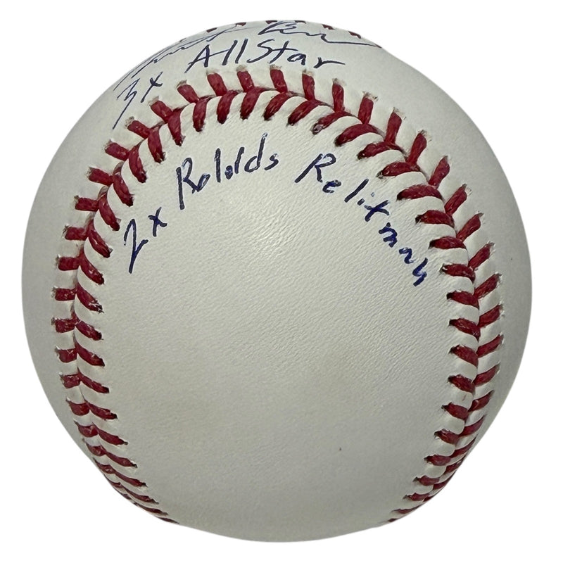 Heath Bell Signed Autographed ROMLB Baseball w/ 3 Insc JSA Witness COA