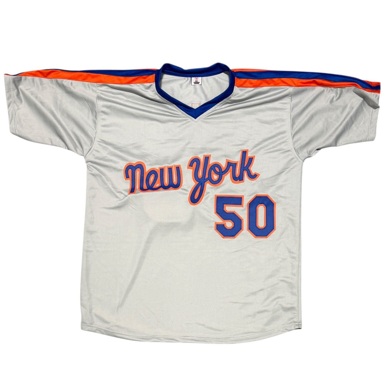 Sid Fernandez Signed New York Mets Custom Jersey w/ 86 WSC JSA Witness COA
