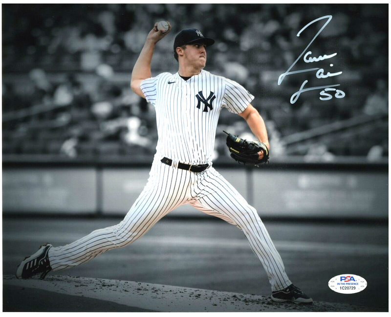 Jameson Taillon Signed Autographed New York Yankees 8x10 Photo PSA COA #2
