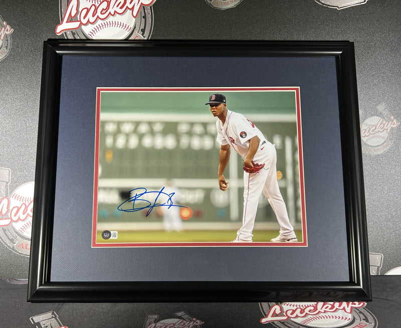 Brayan Bello Signed Framed 11x14 Photo Boston Red Sox Beckett Witness BAS