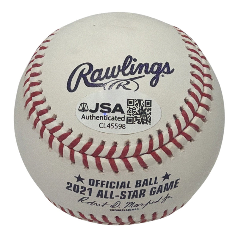 Max Scherzer Signed Autographed 2021 All Star Game Baseball JSA COA Nationals