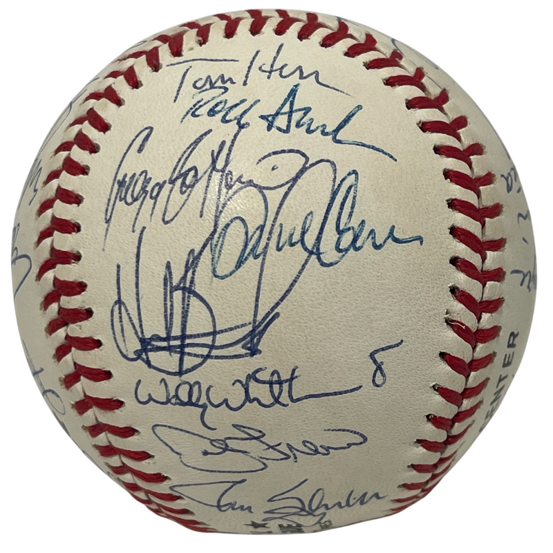 1991 New York Mets Team Signed Autograph ONL National League Baseball JSA LOA B