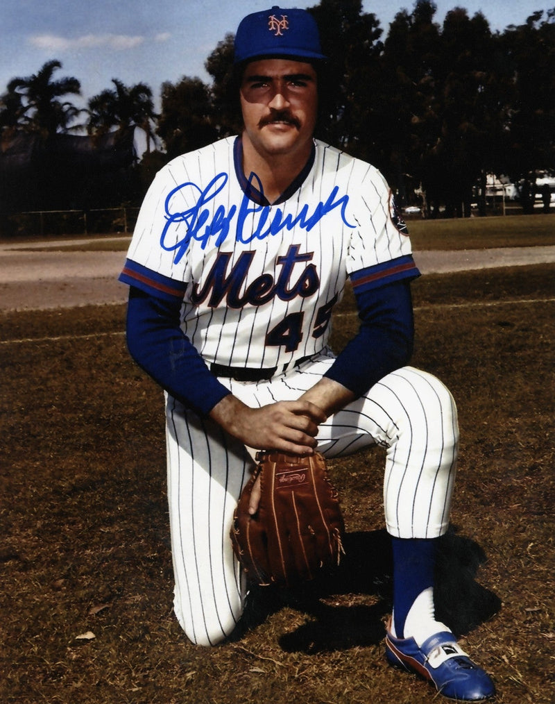 Jeff Reardon Signed Autographed New York Mets 8x10 Photo LSCM COA #1