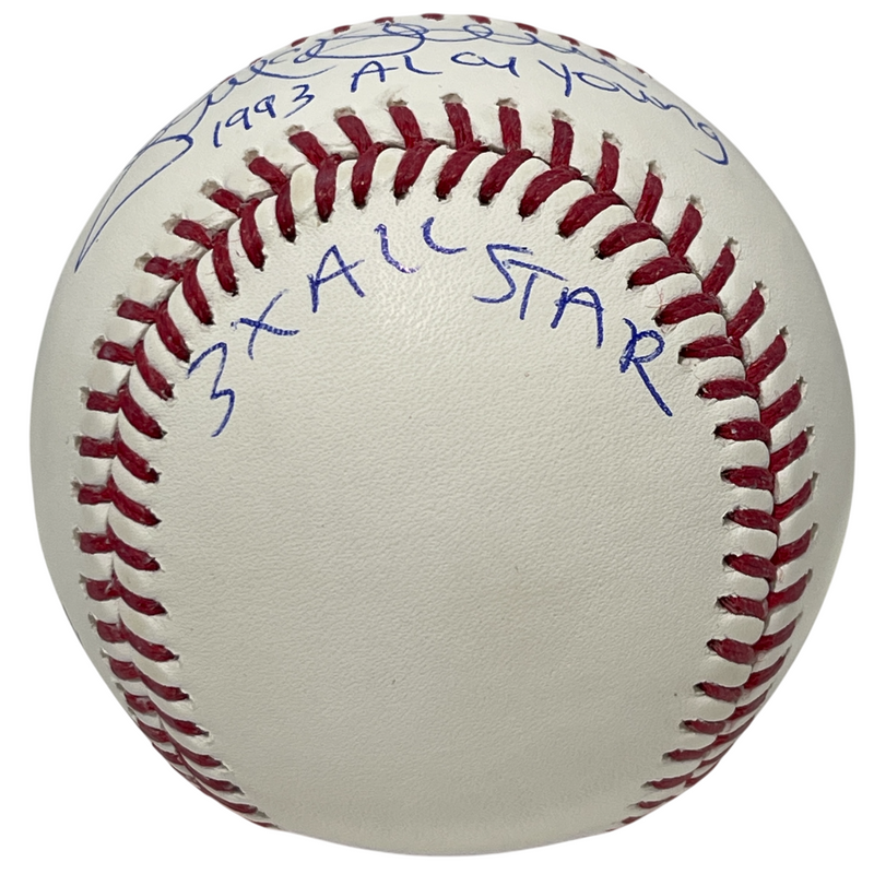 Jack McDowell Signed Autographed ROMLB Baseball w/ 3x Ins Beckett Wit BAS COA