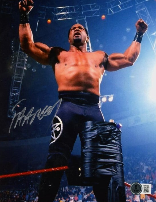 Ron "Faarooq" Simmons Signed Auto Autographed 8x10 Photo Beckett BAS COA #1