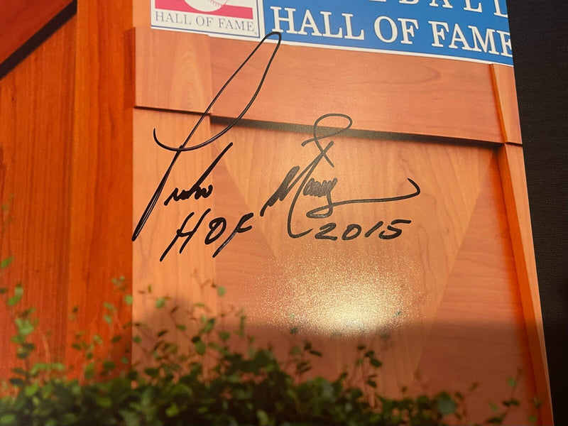 Pedro Martinez Signed Auto Boston Red Sox 16x20 Photo "HOF 2015" JSA WIT COA