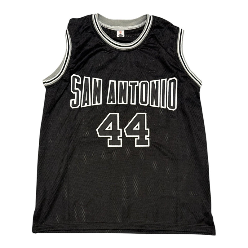 George Gervin Signed San Antonio Spurs Custom Jersey w/ Iceman Beckett W BAS COA