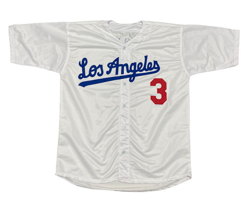 Steve Sax Signed Los Angeles Dodgers Custom Jersey w 82 NL ROY Beckett W BAS COA