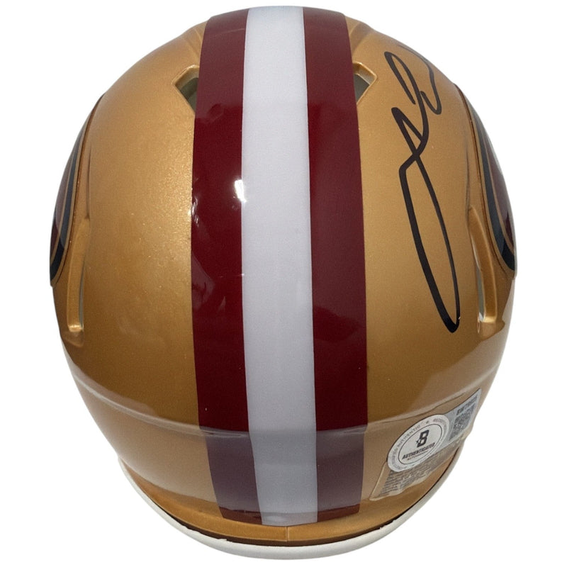 Fred Warner Signed San Francisco 49ers Speed Mini Helmet Beckett BAS COA
