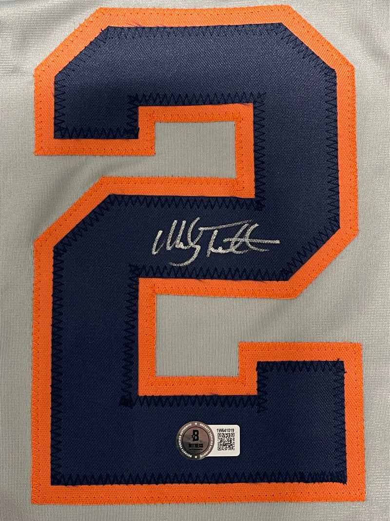 Mickey Tettleton Signed Detroit Tigers Custom Jersey Beckett Witness BAS COA