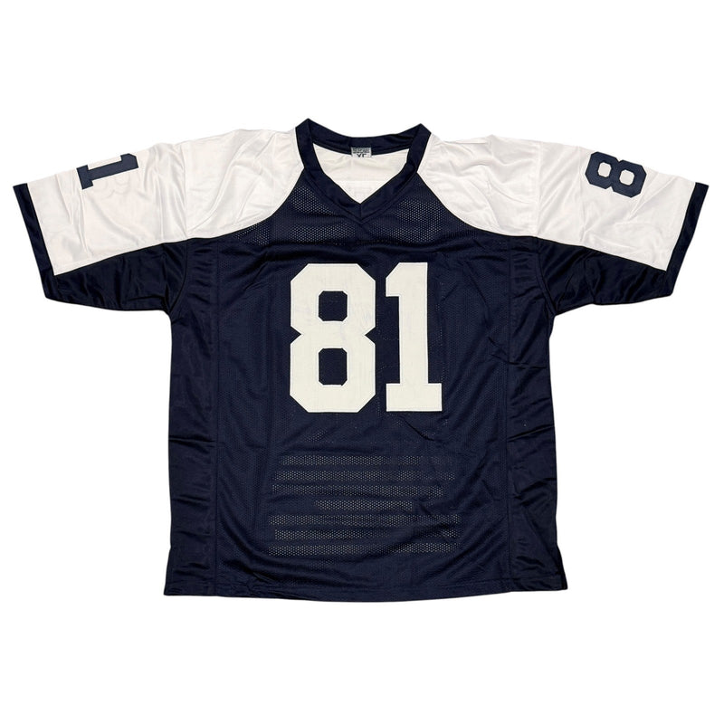Terrell Owens Signed Autographed Dallas Cowboys TB Stat Custom Jersey JSA COA