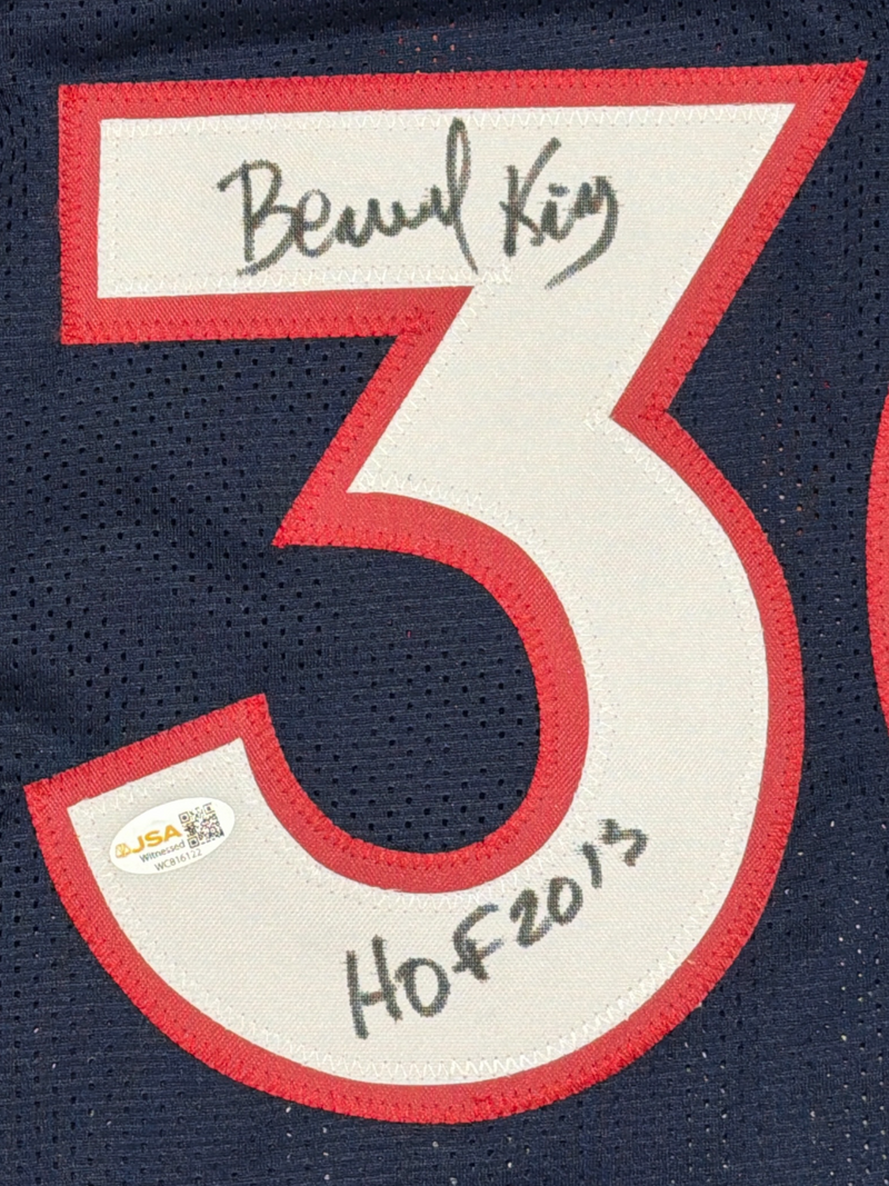Bernard King Signed New York Knicks Custom Jersey w/ HOF 2013 JSA Witness COA