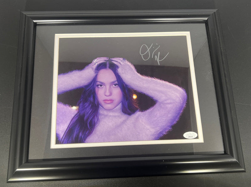 Olivia Rodrigo Signed 11x14 Framed Photo JSA COA Hot Pop Music Star Guts