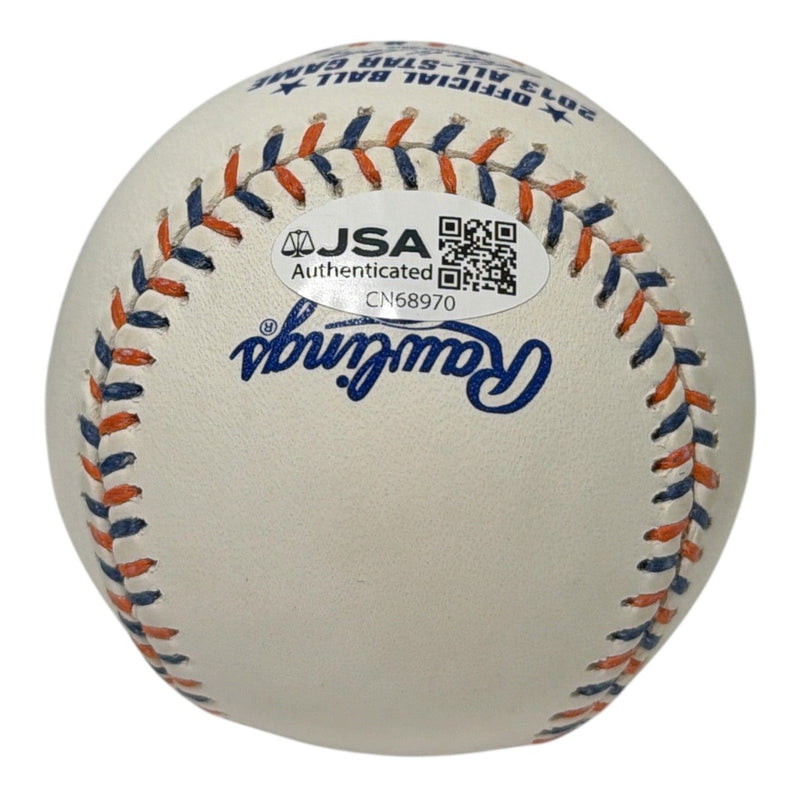 Bruce Bochy Signed Autographed 2013 All Star Game Logo Baseball JSA COA Giants