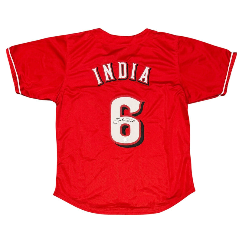 Jonathan India Signed Cincinnati Reds Custom Jersey Beckett Witness BAS COA