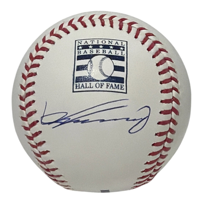 Vladimir Guerrero Signed Hall of Fame HOF Logo Baseball JSA Witness COA