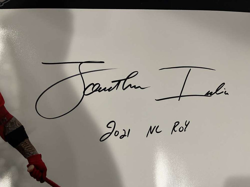 Jonathan India Signed Auto Autographed 30x15 Photo Print #1 PSA COA ROY Reds