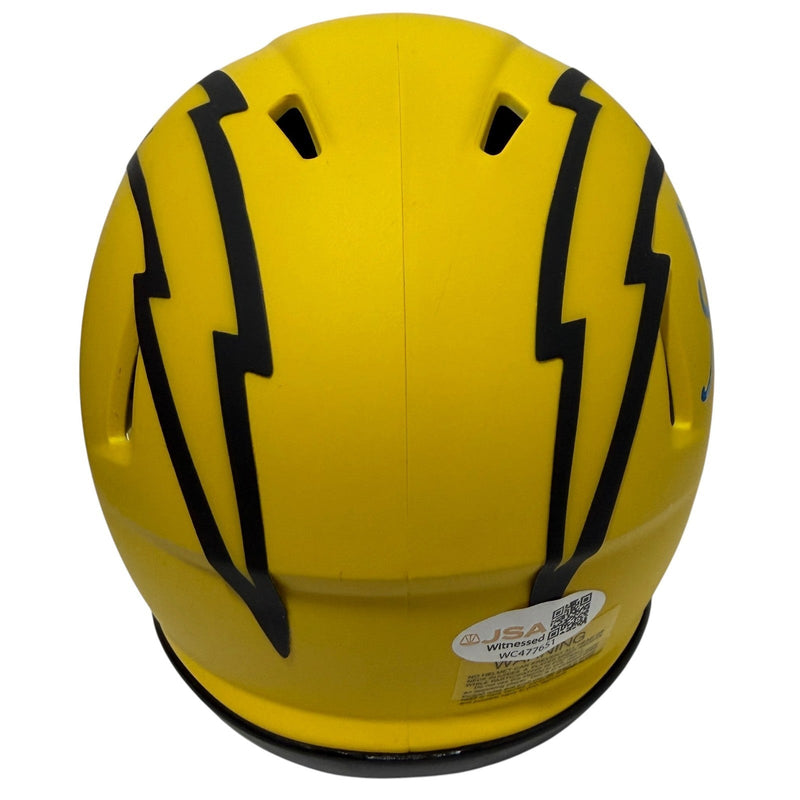 Anthony Miller Signed Chargers Rave Mini Helmet w/ 5x Pro JSA Witness COA
