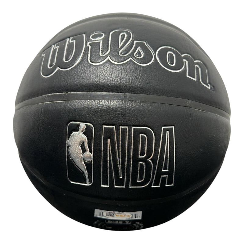 Earl Monroe Signed Black New York Knicks Wilson NBA Basketball JSA Witness COA