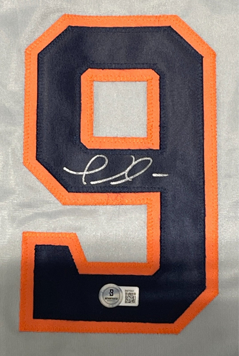 Joe Espada Signed Houston Astros Custom Jersey Beckett Witness BAS COA