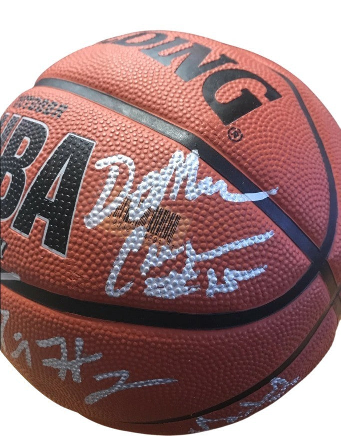 2009 Jordan Brand Classic Signed Auto Spalding NBA Basketball JSA Wall Cousins +