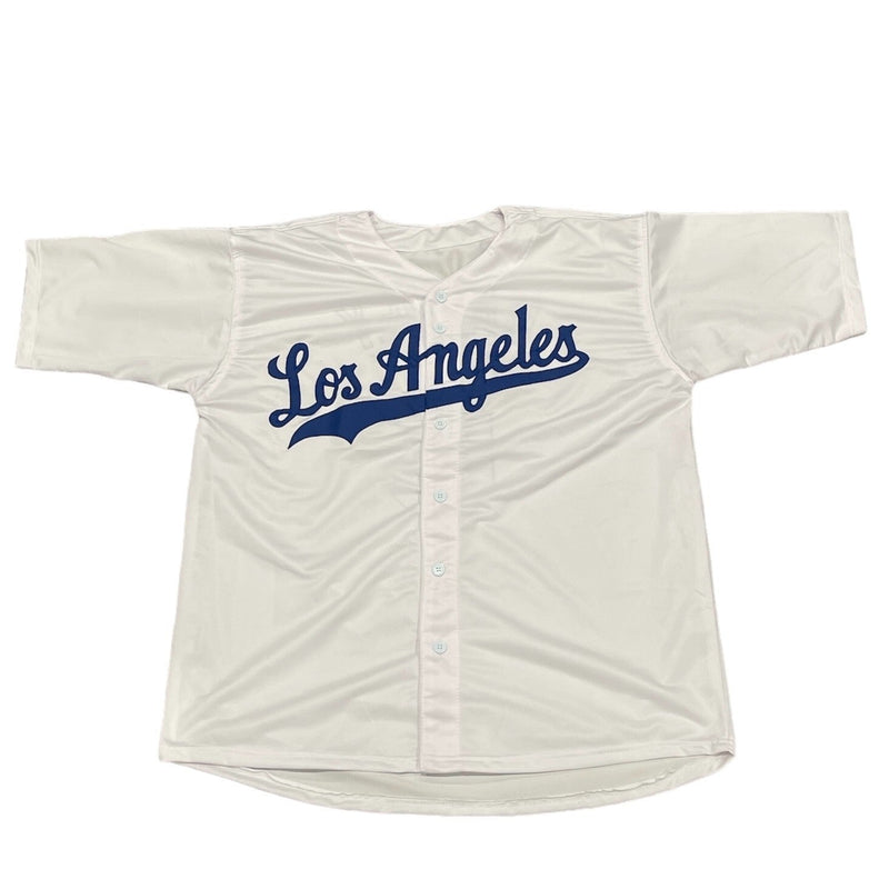 Steve Garvey Signed LA Dodgers Custom Jersey w/ 2 Ins MVP WS Beckett Wit BAS COA