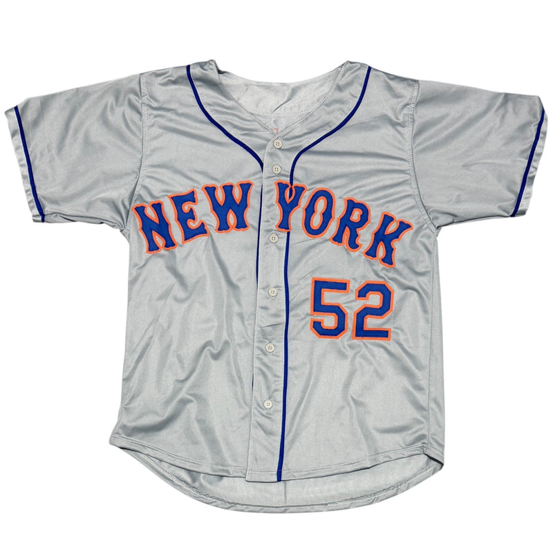 Yoenis Cespedes Signed New York Mets Custom Grey Jersey JSA Witness COA