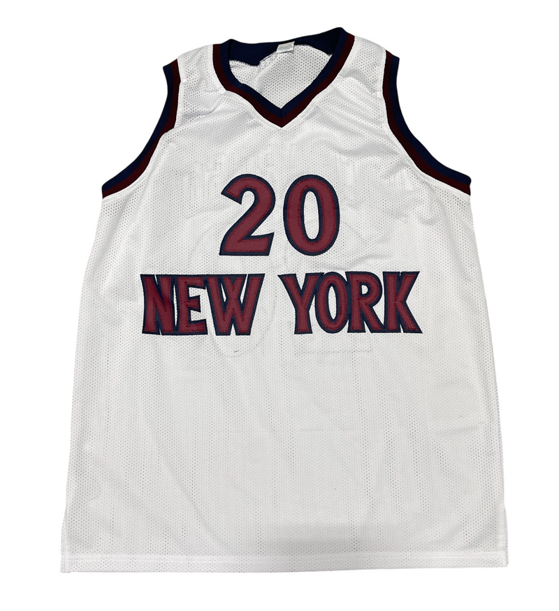 Micheal Ray Richardson Signed New York Knicks Custom Jersey Beckett Wit BAS COA