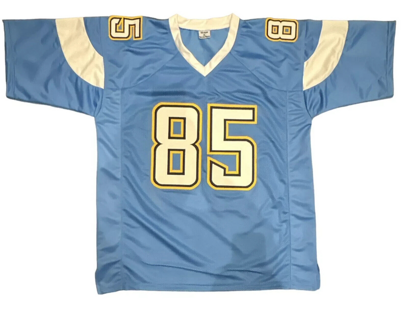 Antonio Gates Signed San Diego Chargers Custom Jersey Beckett Witness BAS COA
