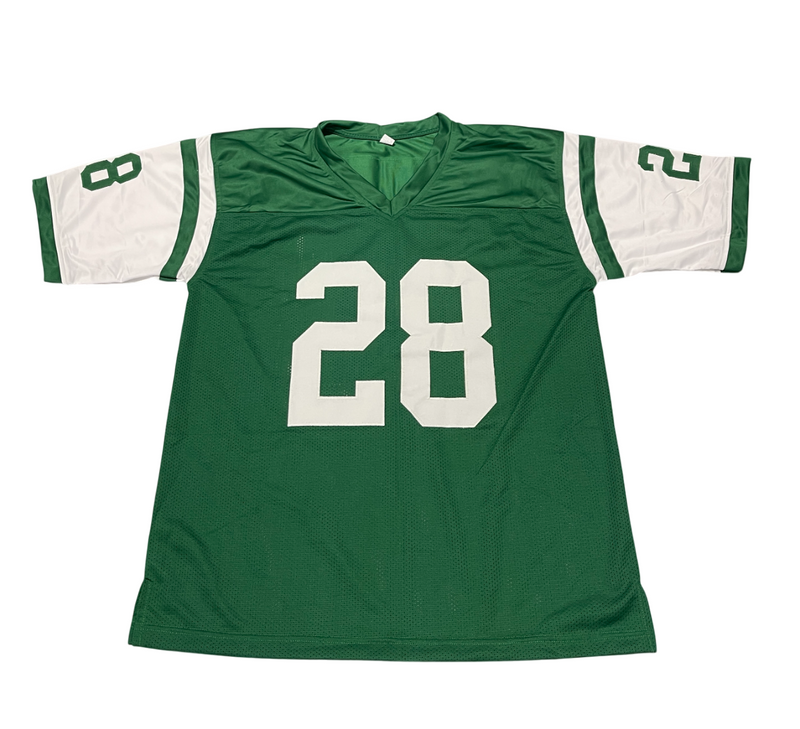 Curtis Martin Signed Autographed New York Jets Custom Green Jersey PSA COA